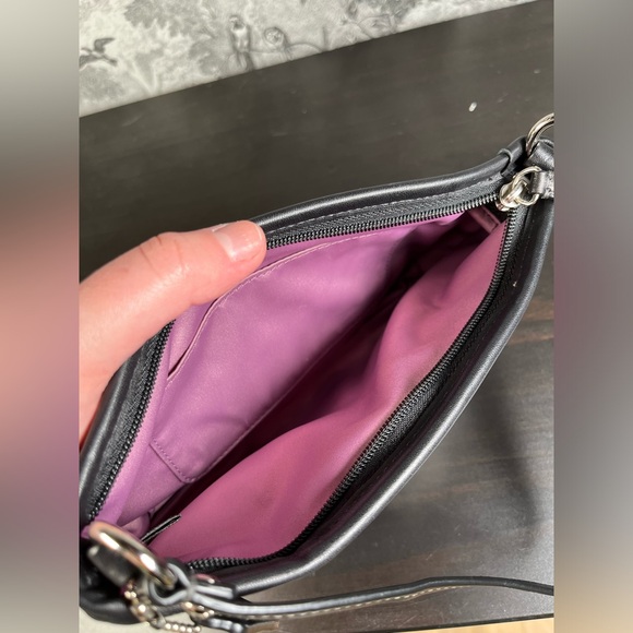 Vintage Satin Coach Monogram Clutch - Picture 5 of 6